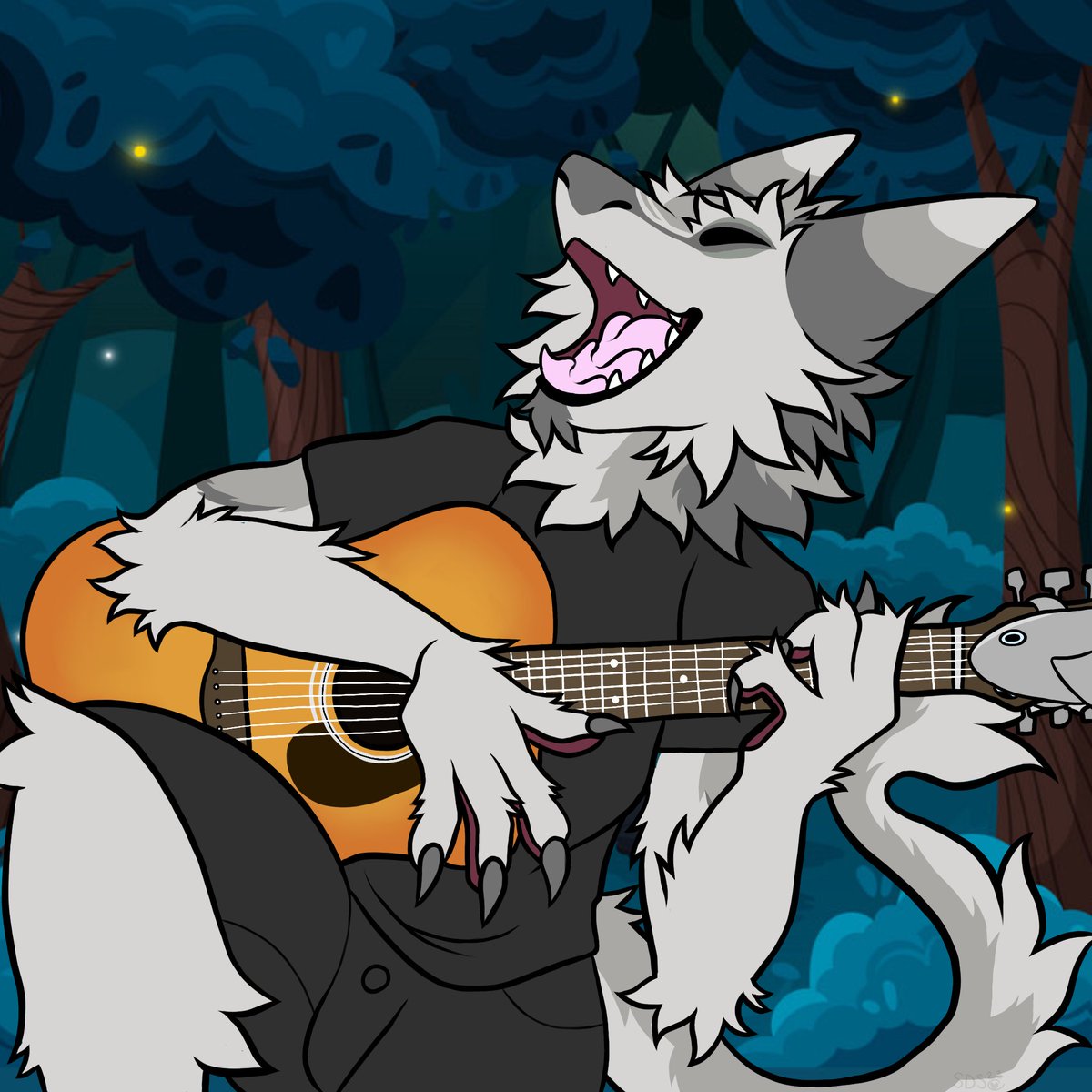 A song under the moonlight 🎵

An amazing piece by my special someone ❤️❤️ @KrunchyKoi ❤️❤️