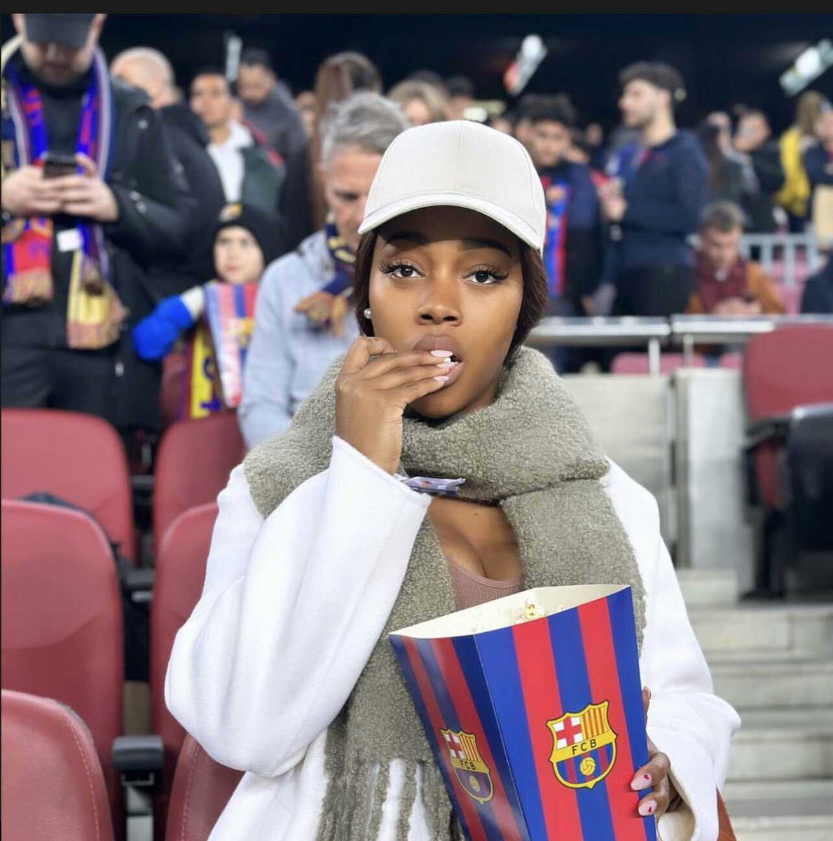 Kessie's wife has won 'the most beautiful barca wag' award