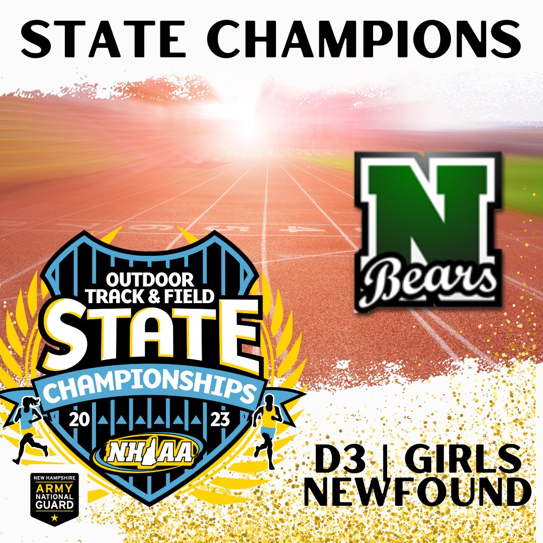 NHIAA on Twitter "Congratulations, State Champions! ‘23 NHIAA Outdoor