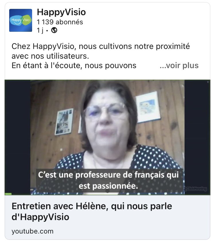 OMoussel's tweet photo. Merci à Hélène pour son gentil commentaire sur mes conférences ! 😊
Retrouvez-moi sur @HappyVisio pour des #dictees , deux fois par mois ! ✌🏻

https://t.co/jvtW1a5Kn0

@YouTube @BescherelleFR #grammaire #orthographe https://t.co/rh5KHYkFdh