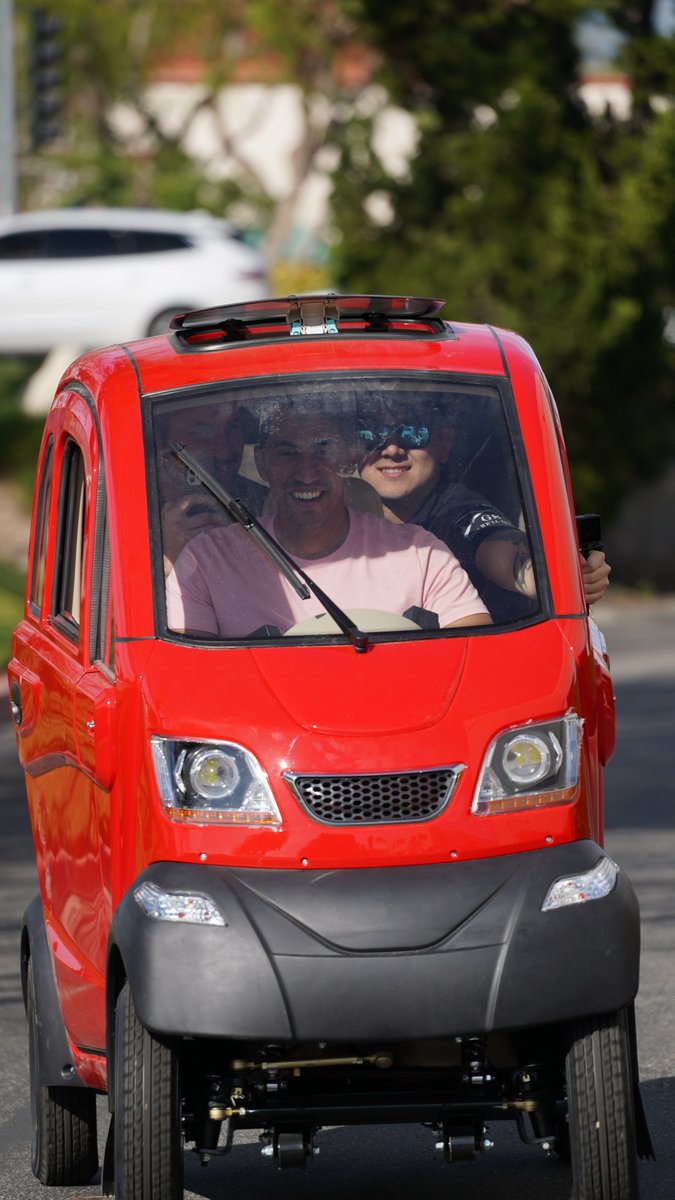 Fasten your seat belts! 🚗💨 New video drops today. Ride with us on our electric #TinyCar across #Utah's wilderness. Exclusive #BehindTheScenes and bonus footage coming your way. And hey, look out for Bobby! #Adventure #Friendship
