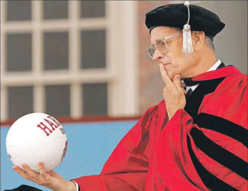 Hi <a href="/tomhanks/">Tom Hanks</a>. How was the reunion with Wilson?