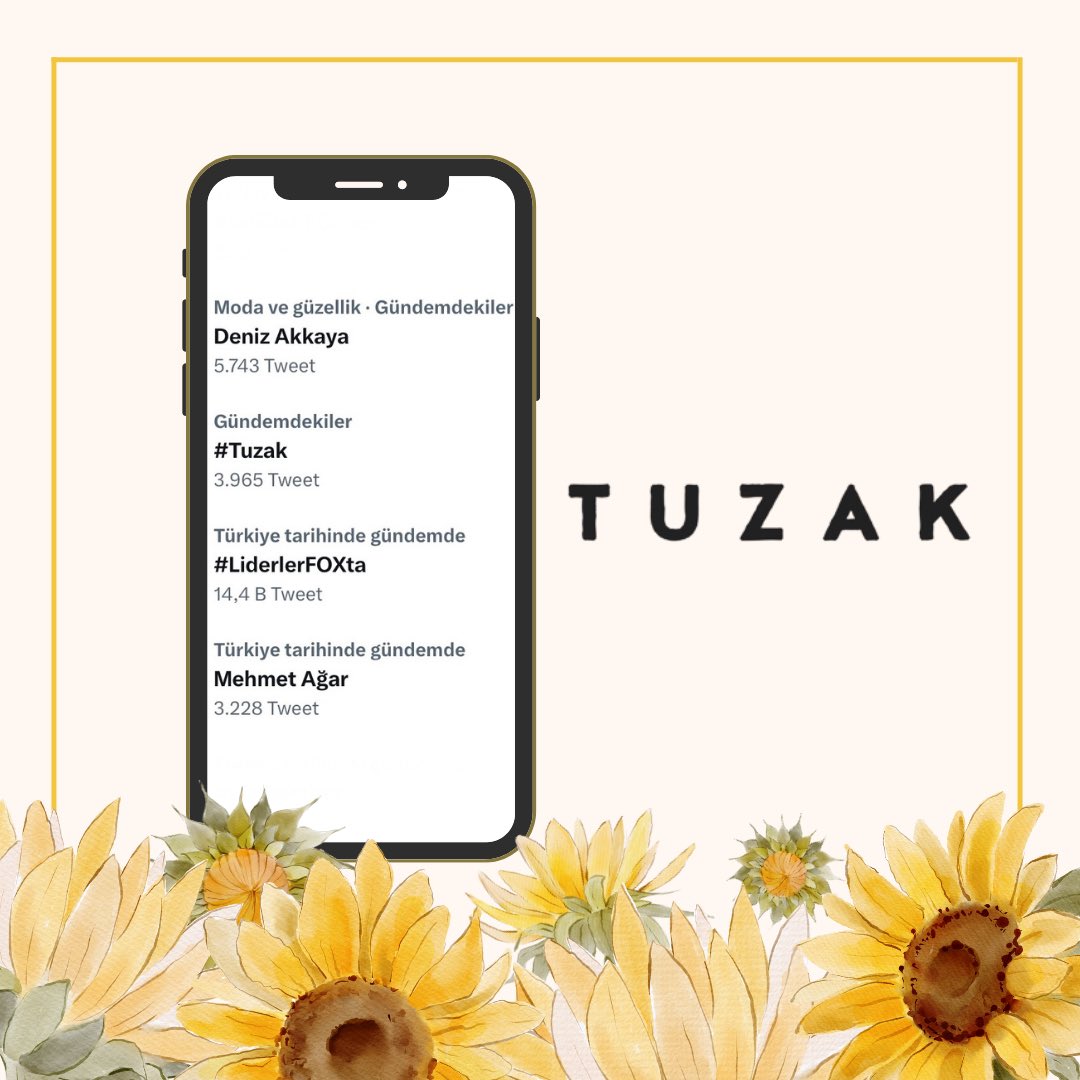 🇹🇷|#Tuzak, final oluşunun dördüncü haftasında popüler gündemde🌻✨ #Tuzak~#UmRen #AkınAkınözü~#BensuSoral