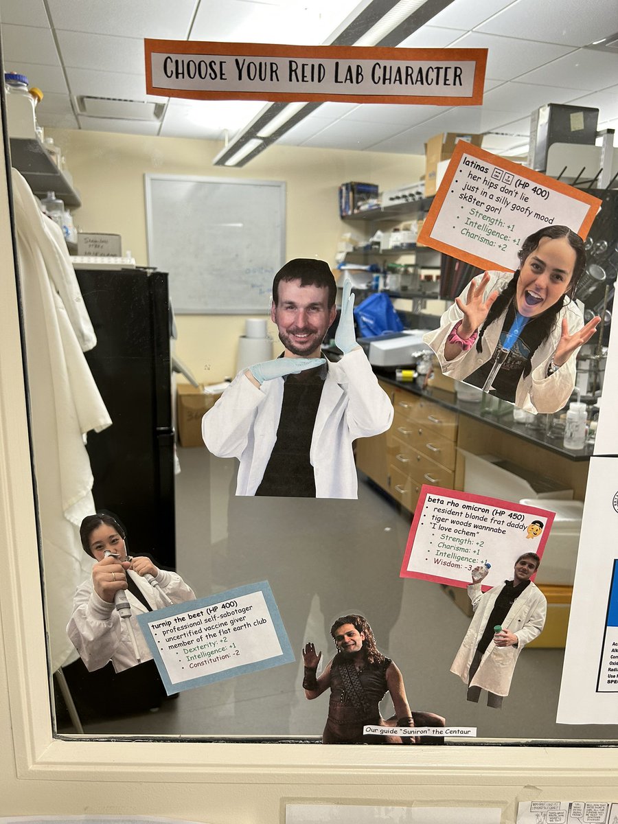 Came into the @reid_lab the other morning to find this in the door @BryantSci #undergradresearch #glycotime.
