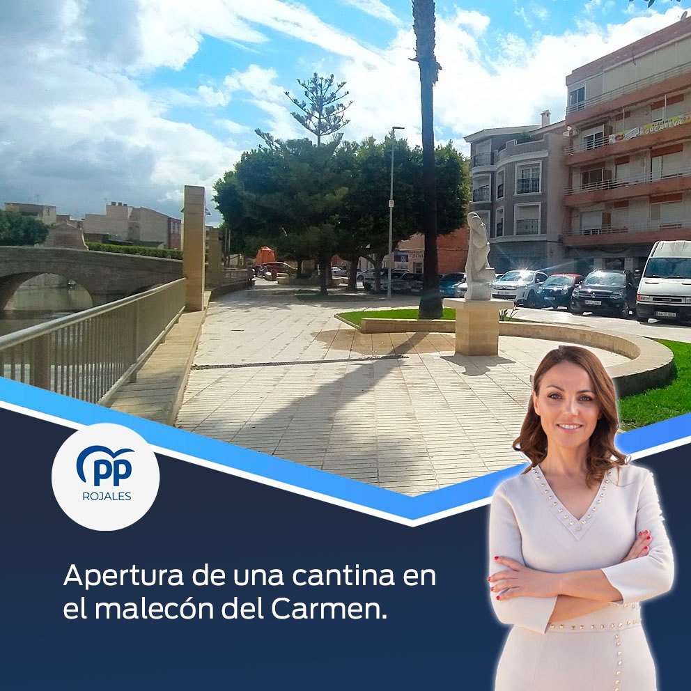 PPRojales's tweet photo. Esta es una de las propuestas que tenemos para #Rojales VOTA ISABEL, VOTA PP, ¡ROJALES ATRÉVETE!
#rojalesatrevete #popularesrojales #isabelbernavidal2023 #partidopopularrojales https://t.co/TVxlkvc3W6