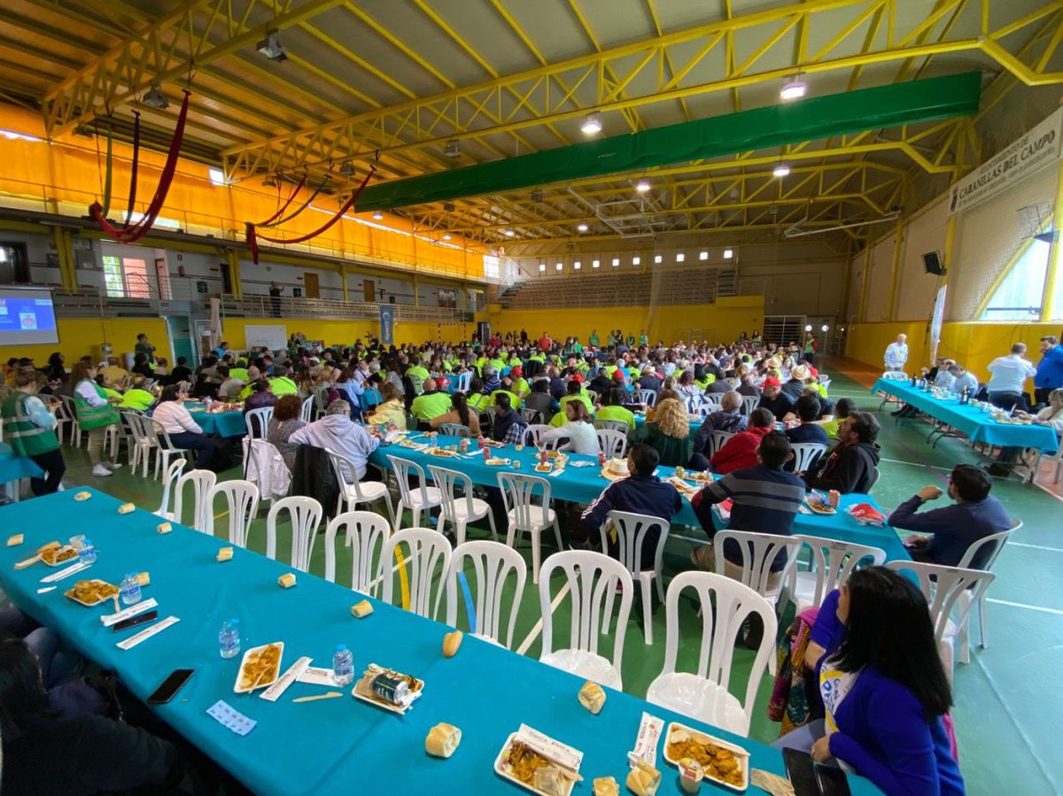 ILUNION's tweet image. 🥘 Hoy reunimos a más de 500 personas en la ‘Gran paella con todos incluidos’ con los trabajadores de ILUNION Servicios Industriales en Cabanillas del Campo.

Tras 3 años sin poder realizarse, volvemos a recuperar esta tradición que reconoce la gran labor de este equipazo. 😊
