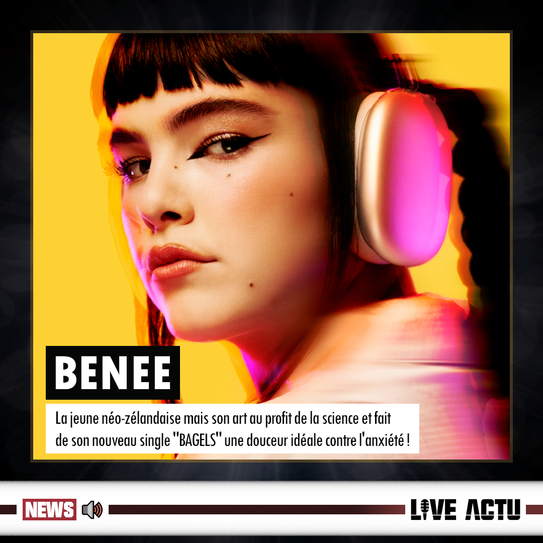 🔈 #News

<a href="/BENEEMUSIC/">BENEE</a> lutte contre l'anxiété grâce à l'inédit « BAGELS » 🙏❤️ En association avec <a href="/AUTuni/">AUT University</a> <a href="/Youthline/">Youthline</a> <a href="/ASBBank/">ASB Bank</a> 🫶

🔹 L'info flash 👉 instagram.com/p/Cst1jDrADvi/
🔹 Voir le visuel 👉 youtube.com/watch?v=ARzOSZ…