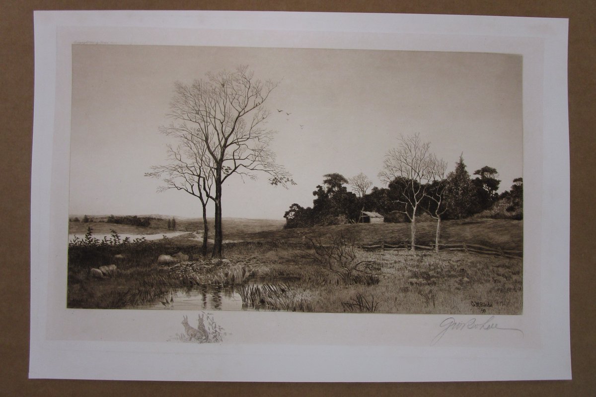 ACAPaper's tweet image. There’s nothing more nostalgic than a beautiful summer lake view 😌

We treated this chine collé by reducing adhesive residue, stain cleaning, deacidifying, mending its tears, and pressing it. 

#ACAPaperRestoration #ArtRestoration #PaperRestoration #ChineColle #BeforeAndAfter