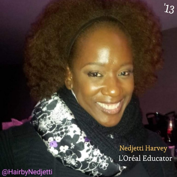 #HairMeOut® '13 #Cosmetologist #NedjettiHarvey #ForTheCulture #LOreal #PlatformEducator for @darkandlovely #AuNaturale products made for #CoilyHair & #CurlyHair debut #NYC.

#Nedjetti #NaturalHairGuru #NaturalHairCare #SessionHair #DarkandLovely #LOrealEducator 💜 vibes💇🏾‍♀️

🫶🏿…