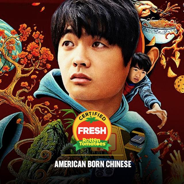Watch American Born Chinese on @DisneyPlus this weekend! Certified Fresh by @RottenTomatoes!