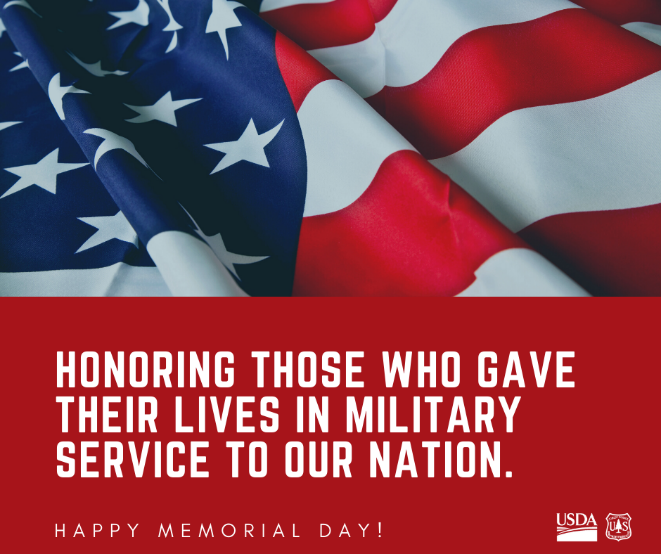 This Memorial Day, we salute and honor all our service members who made the ultimate sacrifice in defense of our nation. Thanks to you and your families. 

Our offices will be closed on Monday, May 29. 

Happy #MemorialDay from the #GMUG.