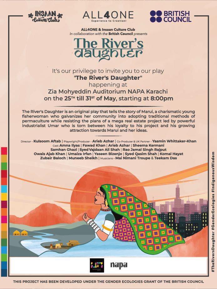 Just watched the ‘River’s Daughter’ at NAPPA, brilliantly directed by Kulsoom Aftab, commanding performance by Amna Ilyas, great acting by the phenomenal Sheema Kirmani and the cast. the storytelling was truly spellbinding. Bravo! ⁦<a href="/IlyasAmna/">AMNA ILYAS</a>⁩ ⁦<a href="/aftab_kulsoom/">Kulsoom Aftab</a>⁩