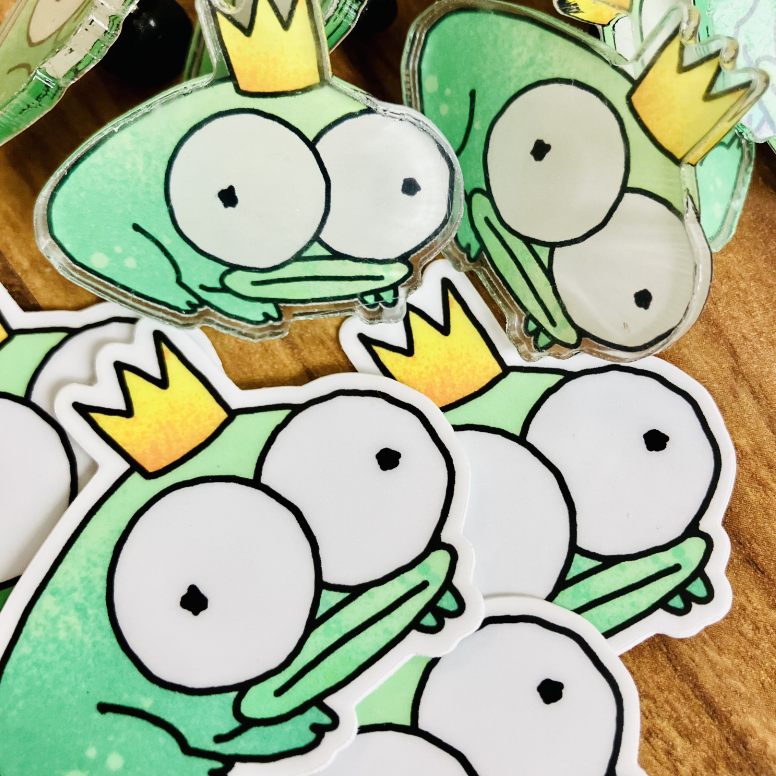 KingFrog Pin + Sticker Raffle 🎉

To celebrate our KFC drop on Magic Eden 
we're raffling off 5 packs!

Claim! ⬇️
perk.shop/supducks/kingf…