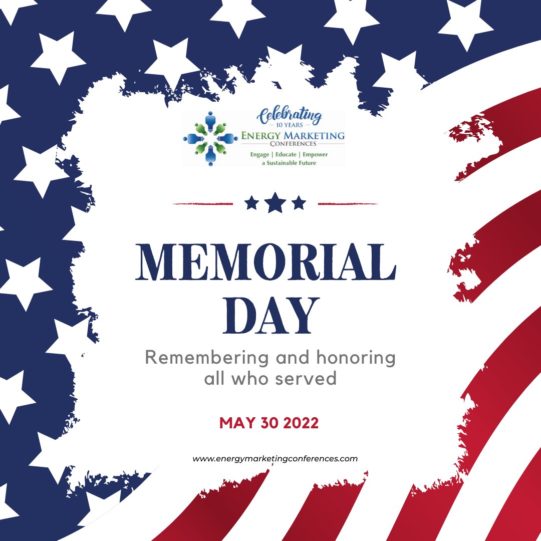 #EMC would like to wish our community a happy Memorial Day and remember and honor all who served and to say #thankyou for your service.  Enjoy the holiday weekend.