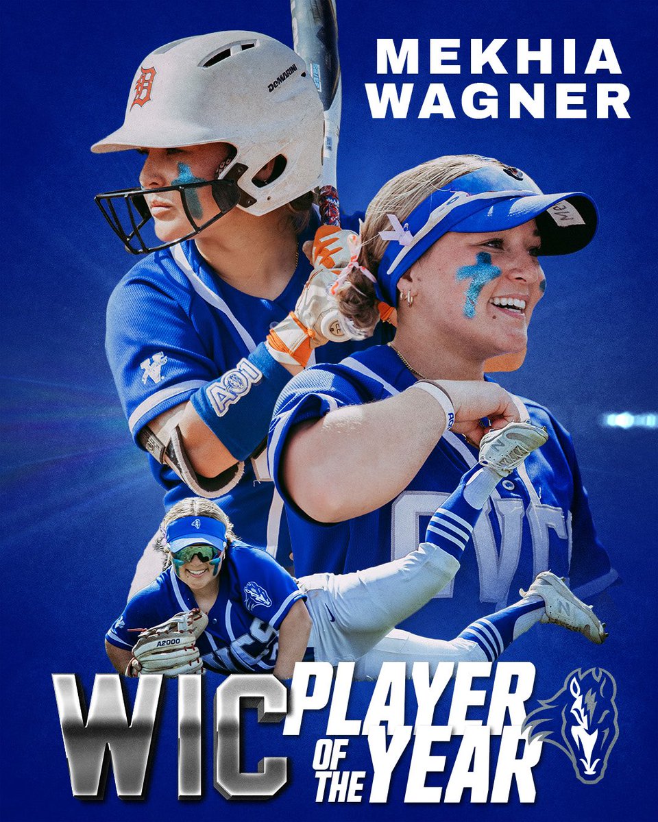 Mekhia Wagner is the first ever Conference Player of the year in 🥎 A major success story. She tore both her ACL & Meniscus going into Districts last year. She worked her tail off to get back and help lead the program to its first ever State appearance! #ChargeOn #IdPreps