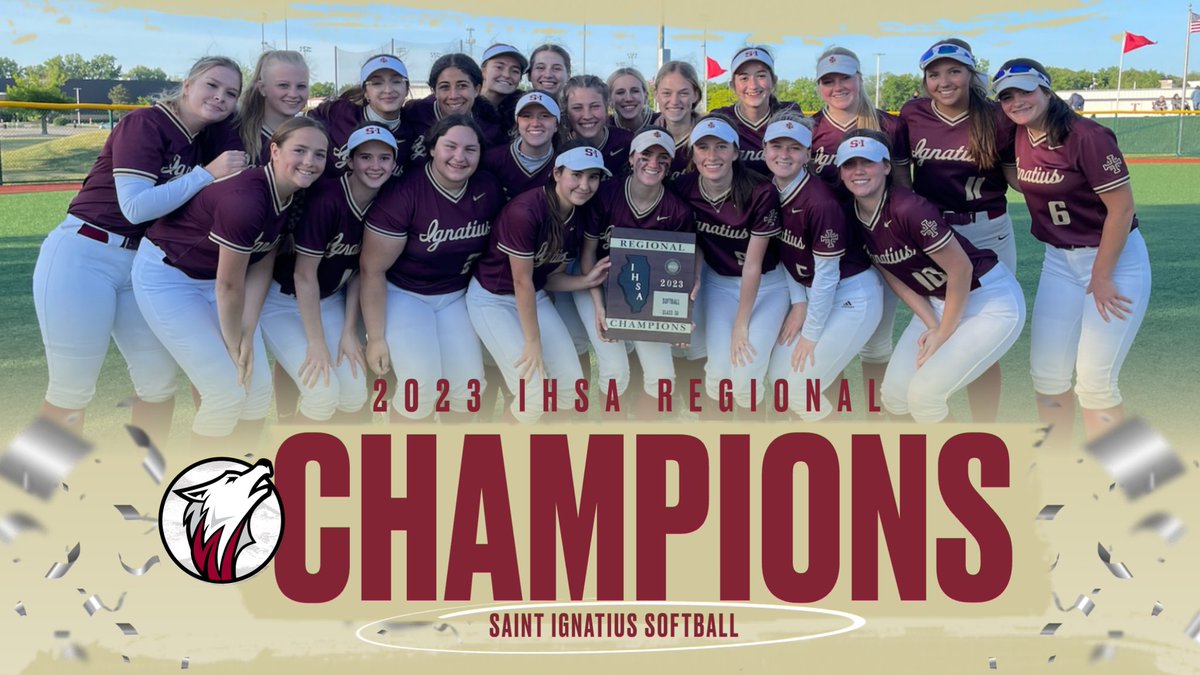🏆 🏆 🏆 

Congratulations to Softball for winning an IHSA Regional Championship! #PackPride🐺 

@CoachHeraty