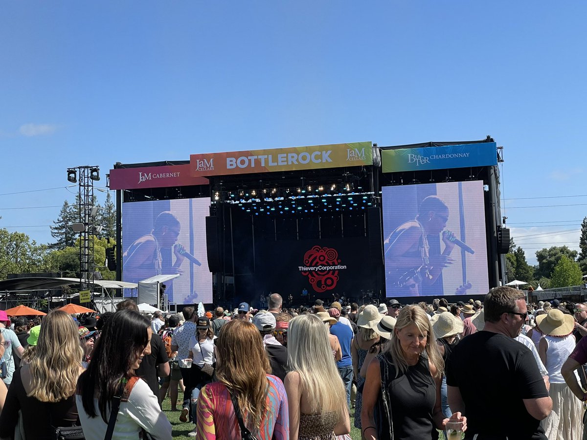 FullCountShow's tweet image. Thievery Corporation @BottleRockNapa