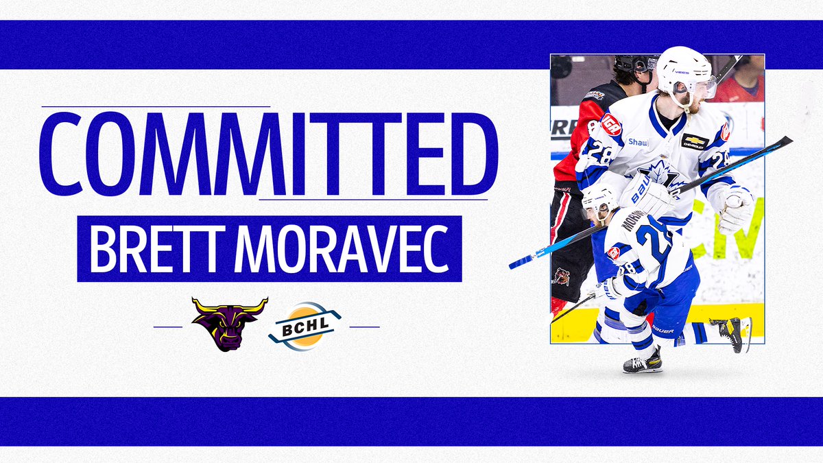 Forward Brett Moravec has committed to Minnesota State University.
<a href="/BCHockeyLeague/">BCHL</a> | <a href="/MinnStMHockey/">Minnesota State Hockey</a> 

DETAILS 📰 bit.ly/3MYofNH