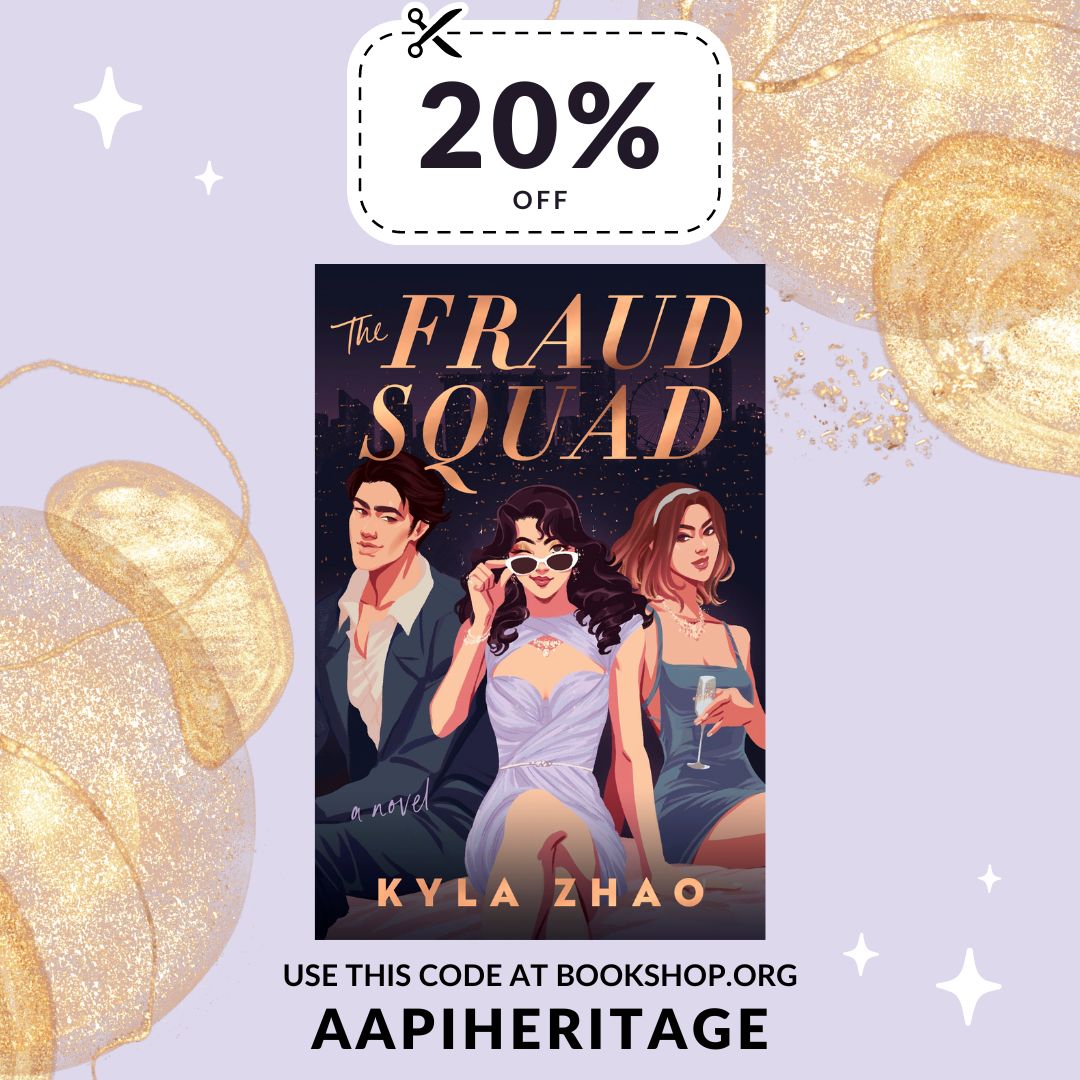 Super thrilled to share that THE FRAUD SQUAD is ✨20% OFF✨ as part of AAPI heritage month!!!

Where: on Bookshop
When: now - 31 May
How: use code AAPIHERITAGE

Grab your copy now: bookshop.org/p/books/the-fr… 😊