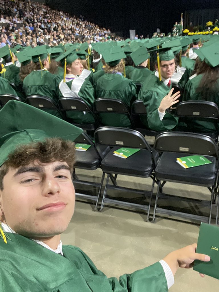 macdel25's tweet photo. Boots on ground at graduation. Been a helluva 4 years, and about to have an even better next 4. #35out https://t.co/YRs8tDfVsH
