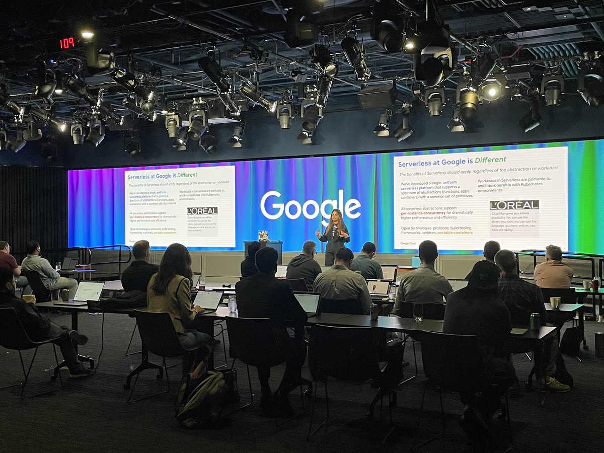 shubshri26's tweet photo. Had an amazing time presenting at @googlecloud #ServerlessDay on #Eventdrivenarchitectures, learnt so much from our incredible speakers about google’s vision on serverless and met some awesome customers !! Can’t wait for the next event … 😄 https://t.co/Dbdxxiht2x