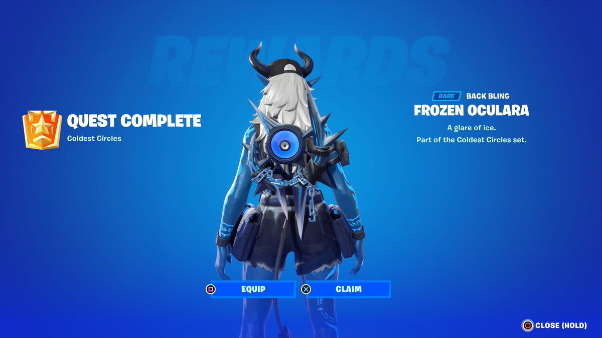 KidShineTV's tweet photo. Frozen Oculara🔥
new back bling unlock from the Coldest Circles Challenges

#Fortnite https://t.co/GKxx84fxc4