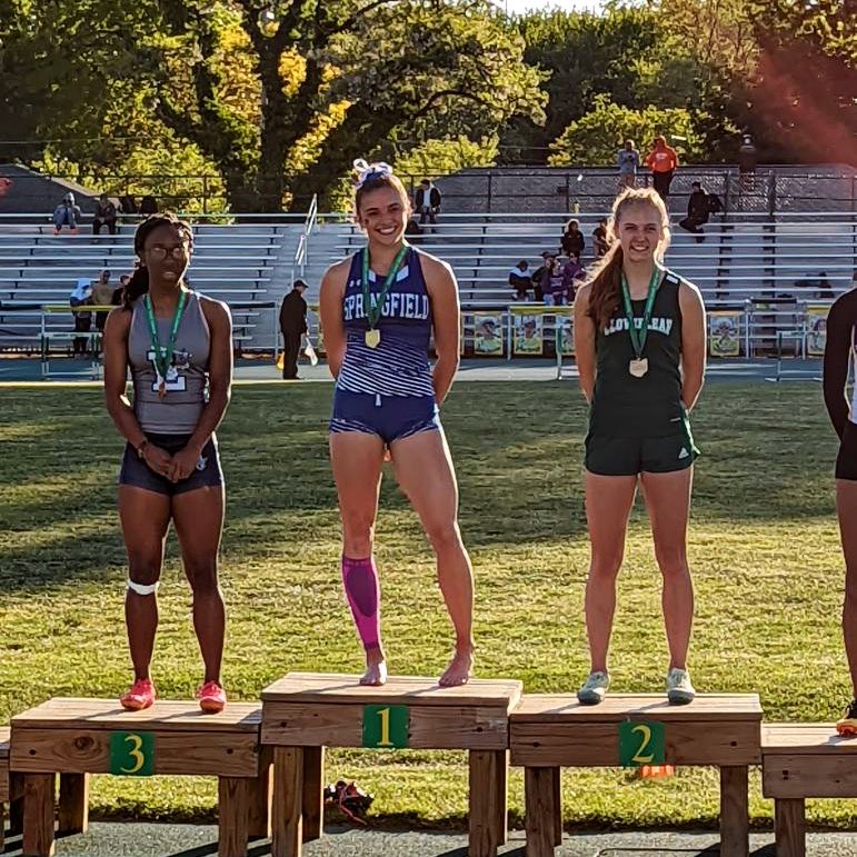 sfieldathletics's tweet photo. That’s Maira Scott on top of the podium AGAIN, this time for the 200 M dash. 🥇 Congrats REGIONAL CHAMP! 23.93 was the winning time💪 @SpringfieldTF1 https://t.co/JkAj3svYct