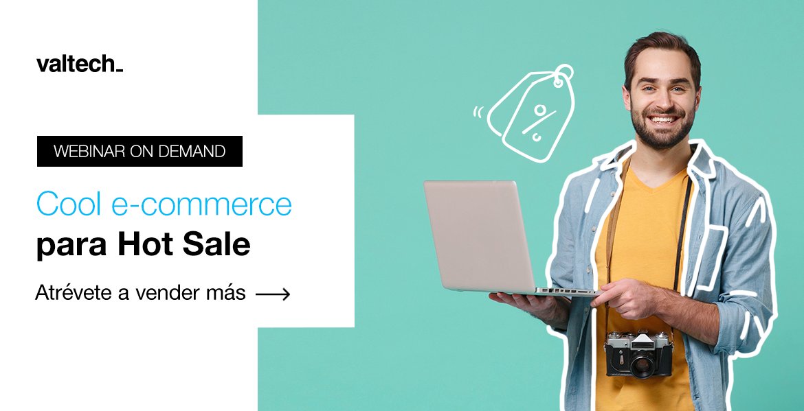valtech_ar's tweet photo. ¿Tu e-commerce está listo para este Hot Sale? 

¡Registrate en nuestro webinar on demand! 
Revisaremos las tendencias, prácticas y aprendizajes más cool sobre Hot Sale. 
Te ayudaremos a crear y optimizar una plataforma de ecommerce más innovadora. 📈🛒🖥 https://t.co/5hnk8LDzyV https://t.co/3BLHka7qEv