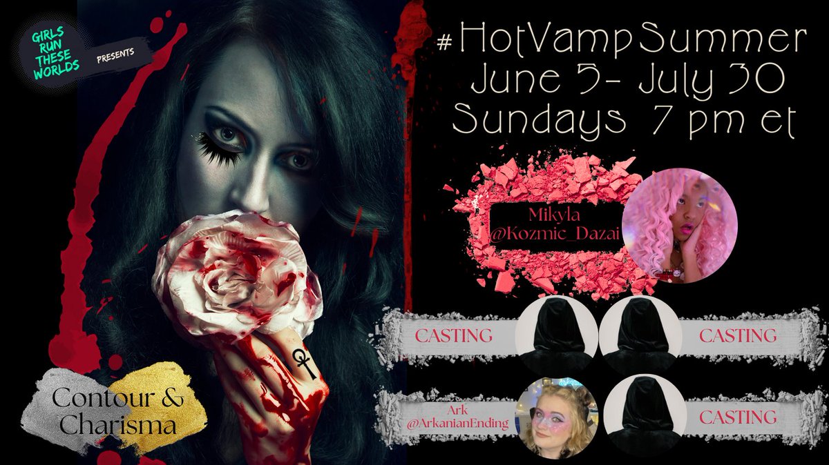CASTING NOW: LATAM + BIPOC players prioritized! Join @kozmic_dazai as the Camarilla establish a foothold in Mexico City during the Bush era. This socio-political Vampire the Masquerade 5th Edition is all about #HotVampSummer. 
forms.gle/KbP88m88mVqwTw…