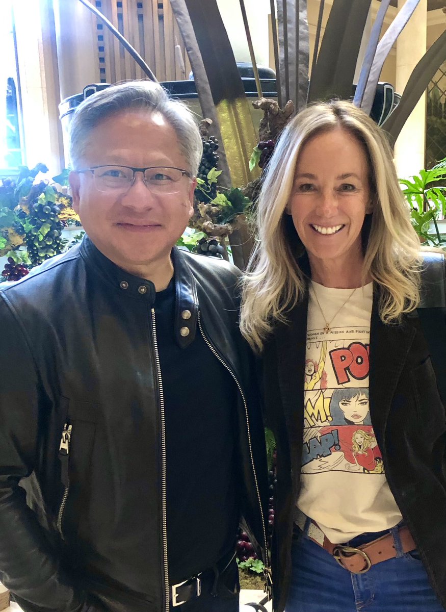 Was great meeting <a href="/nvidia/">NVIDIA</a> chief exec Jensen Huang. The boom in #GenerativeAI has also been a boon to chip giants. It’s a wild and wonderful time in tech.