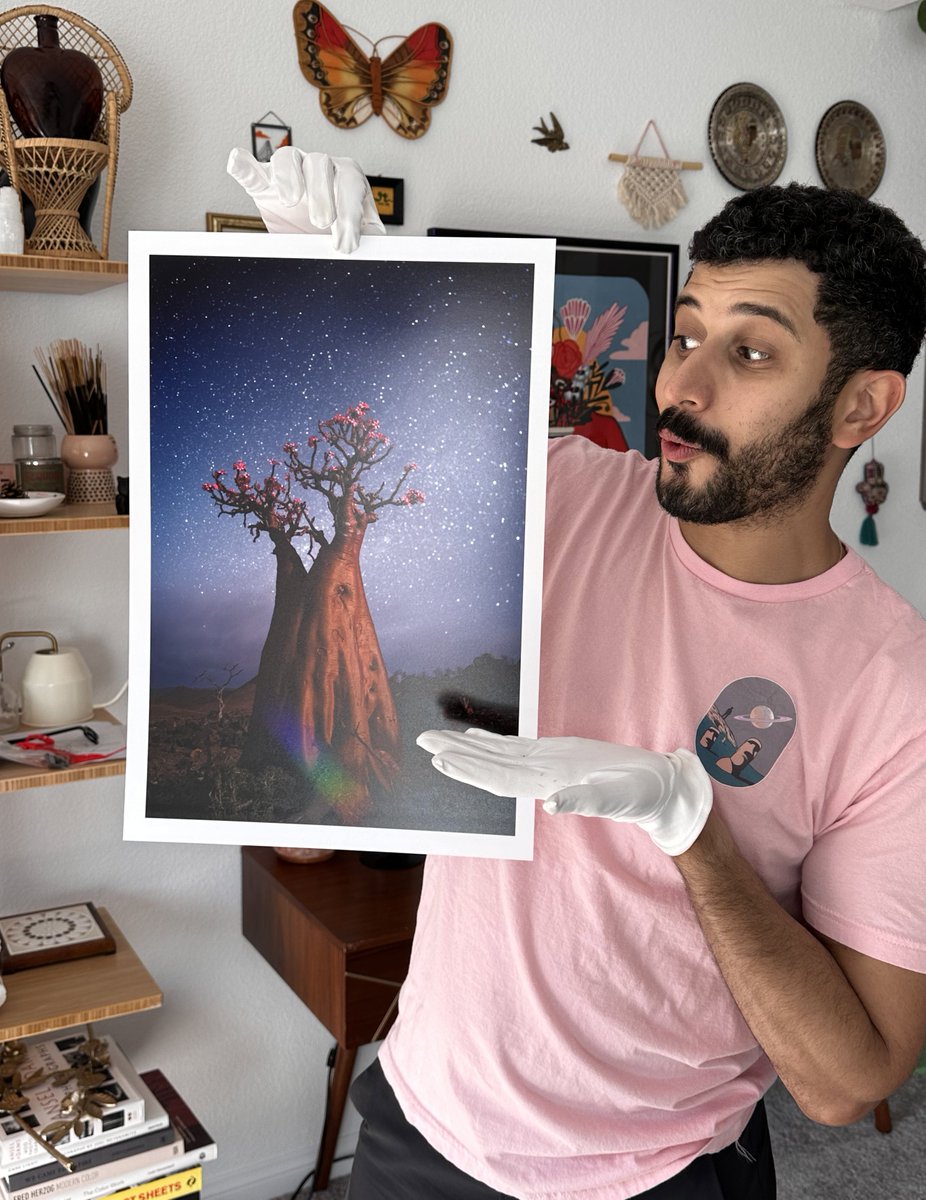 Advil's tweet photo. sup y’all!!!! i am 8 orders short of my monthly goal so i am extending the UNVERIFIED code!! use that code at checkout for a discount.

i’m giving this my favorite print from socotra away! retweet this and i’ll choose someone at random tomorrow!

→  https://t.co/B7x5CJyUhn 🌌💜 https://t.co/BsKh8tse84