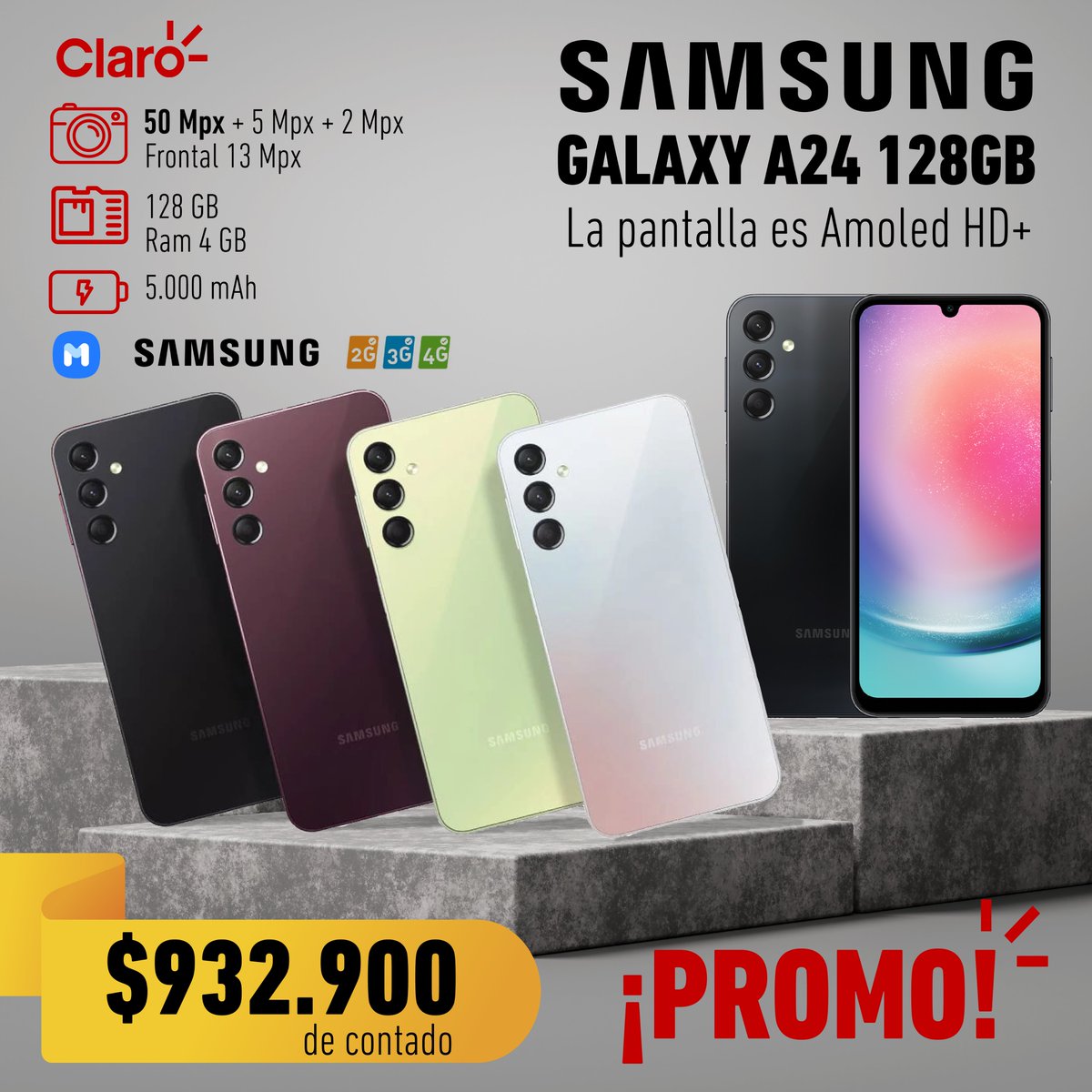 ¡MEGAPROMO! 🥳 SmartPhone hasta con cámara de 50Mpx y 256GB de ram, a precios y alternativas de pago que querrás dar CLICK😉 ANÍMATE escríbenos al wp: 3102001716