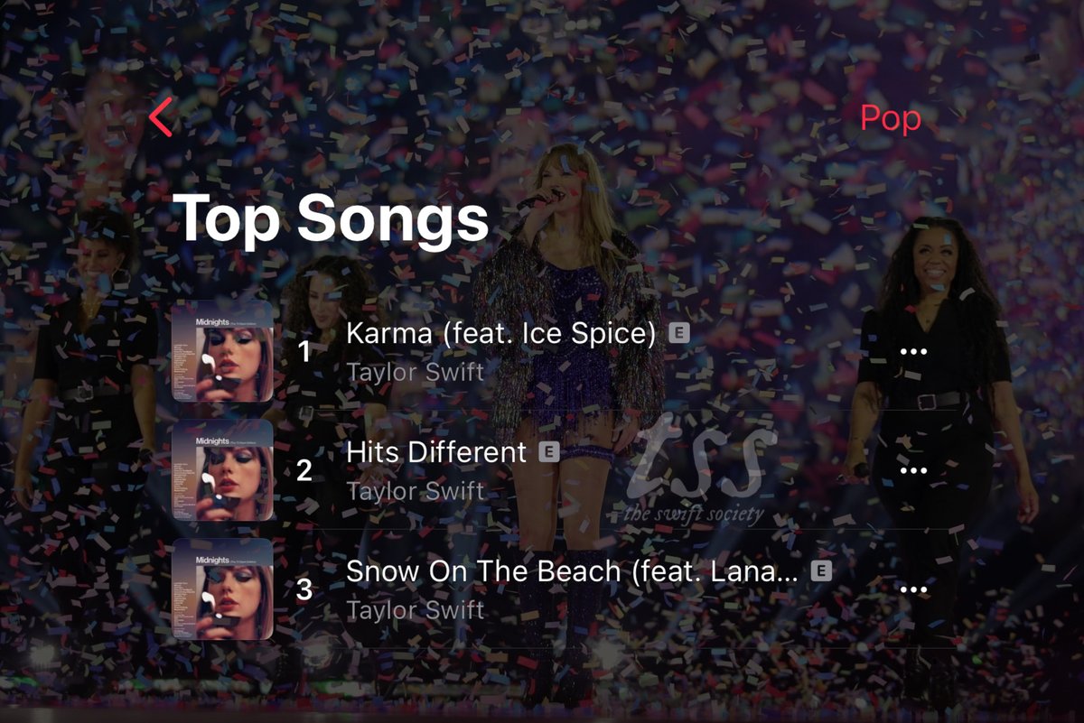 The Swift Society on Twitter "📈 TaylorSwift13 now holds the whole Chart Apple Music Us