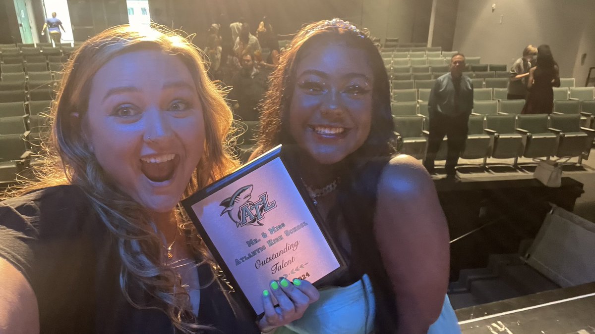 My girl went out there and demonstrated just how strong she is and WON outstanding talent. #LadySharkStrong