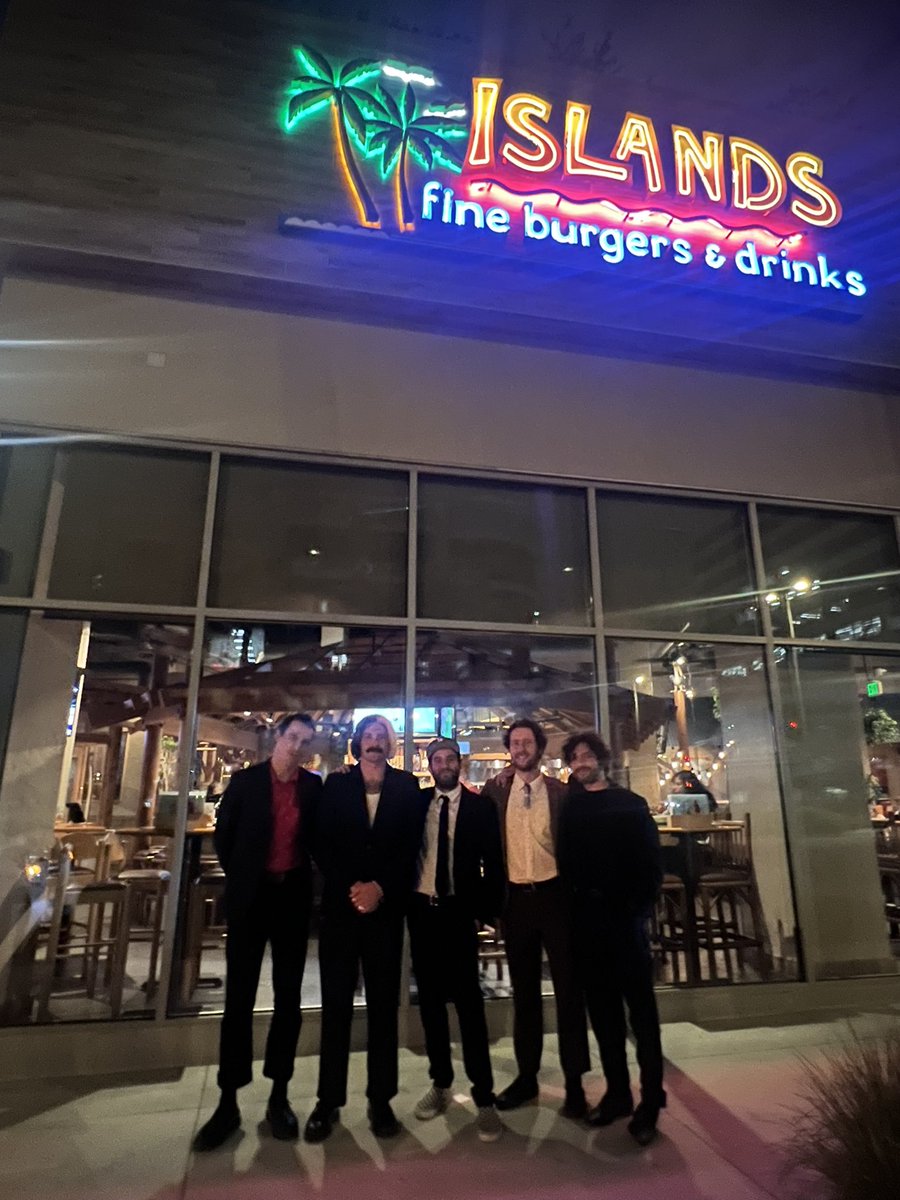 Suited up to hit the fanciest restaurant in town.