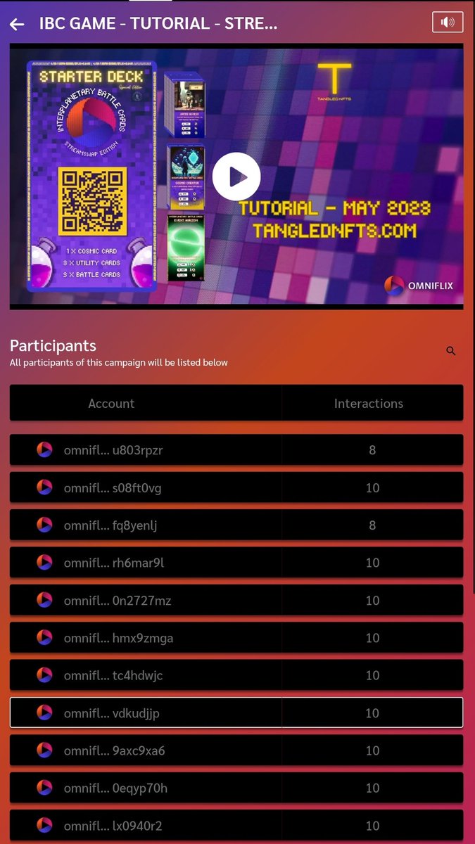Ns_JNR's tweet photo. #IBCGAME TUTORIAL QUIZ 📝 
Currently @ 106 participants &amp; Counting 🤯

Answer correctly for your chance at the @OmniFlixNetwork Prize Bundle incl. $FLIX 📸 &amp; OG Creator NFTs 🎨

You'll also be ready for battle once #IBCGApp is LIVE @theflixverse 🪐⚔️🛡

Details in Quoted Tweet 👇 https://t.co/dzZskMHDCd