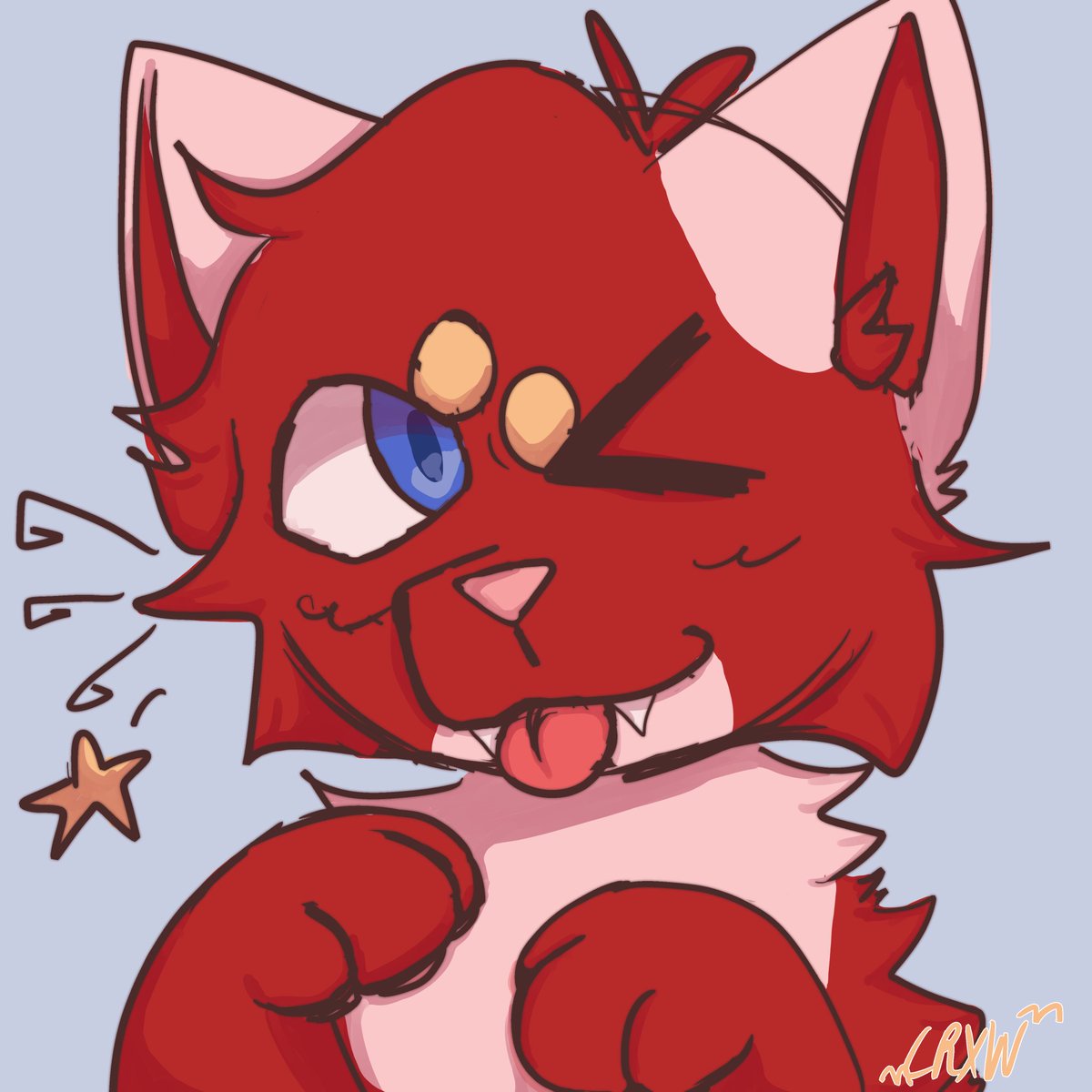 not my best work, i haven't drawn in a good two weeks so my style is SOGGY. 

art for someone on discord
(#furryart #CLIPSTUDIO #digitalart )