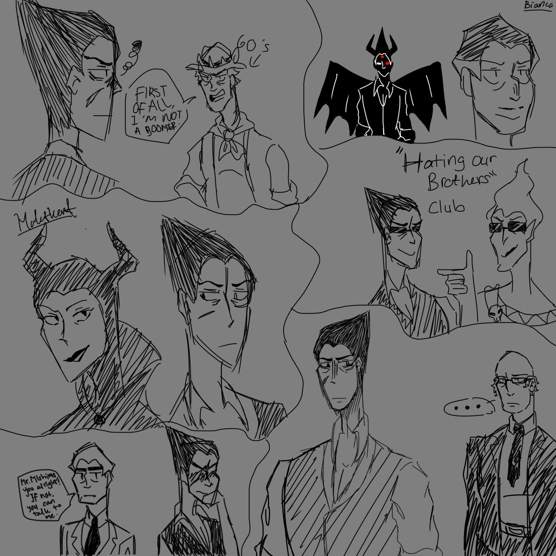 someone said I drew Kazuya's hair like a pencil, I TRIED ALRIGHT 💀 #kazuyamishima #mcleach #claytontarzan #maleficent #hades #billsykes #lylerourke #tekken #tekken8 #disneyvillains