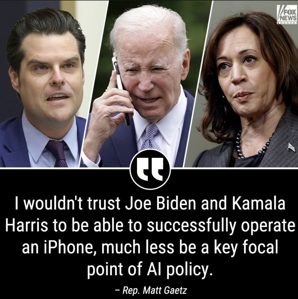 This week, the White House announced new initiatives to improve AI research and development, study its impact on the education system and invite public comment on AI-related priorities to ensure 'equity.'
#BidenDestroysAmerica #KamalaHarris #WhiteHouse