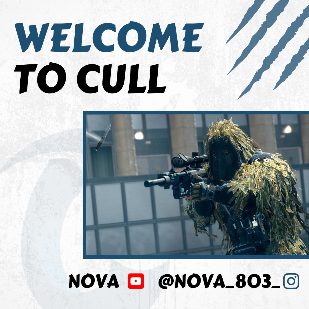 CullEsports's tweet photo. Our newest CoD Sniper/Trick-shotter... NOVA 😈 #gaming #cod #esports #callofduty https://t.co/WWGf6AEJiF
