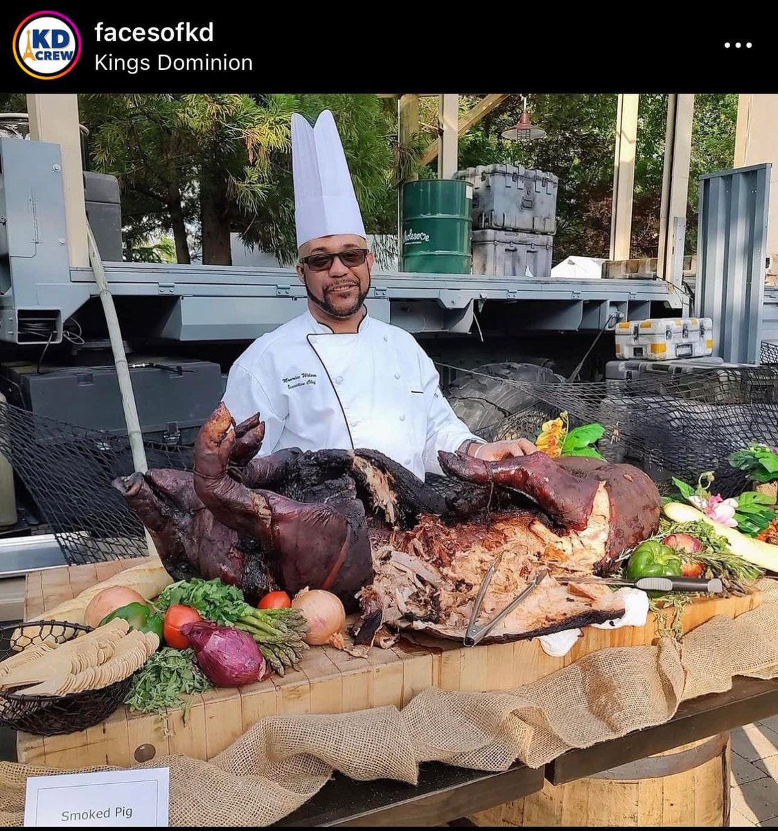 🚨 BREAKING NEWS 🚨 from the Faces of KD page on Instagram, there is a new Executive Chef, Maurice! 

#KingsDominionFanatics #KingsDominion #FoodNews #CedarFair #ExecutiveChef #WhatsCookin