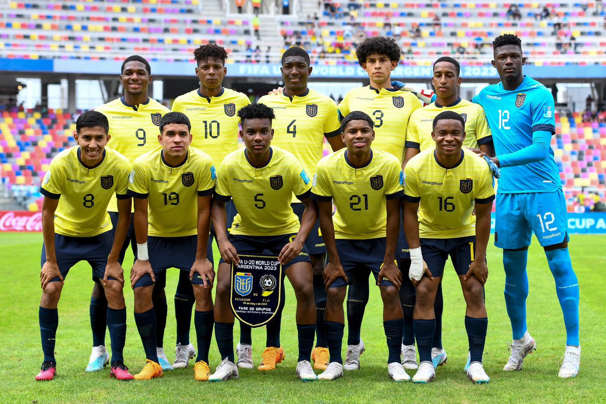 Los chicos de Ecuador y la máxima goleada de la historia de La Tri 🇪🇨 en cualquier categoría.

9-0 a Fiji por la tercera fecha del Mundial Sub 20 👏🏻

⚽️⚽️ Justin Cuero
⚽️⚽️ Alan Minda
⚽️⚽️ Cristhoper Zambrano 
⚽️ Kendry Páez
⚽️ Tommy Chamba
⚽️ José Klinger