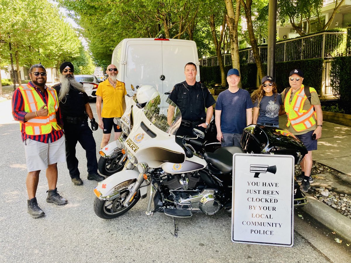 Speed Watch & Enforcement today - downtown to the Eastside with ⁦@WECHCPC⁩ ⁦@Granvillecpc1⁩ ⁦@MVTP_WCPC⁩ ⁦@StrathCPC⁩ ⁦@HastingsCPC⁩ ⁦@VPDTrafficUnit⁩ ⁦⁦@TransitPolice⁩ ⁦@MVTP_CstMarco⁩ ⁦@RoadSafetyHarv⁩ #NoNeedForSpeed