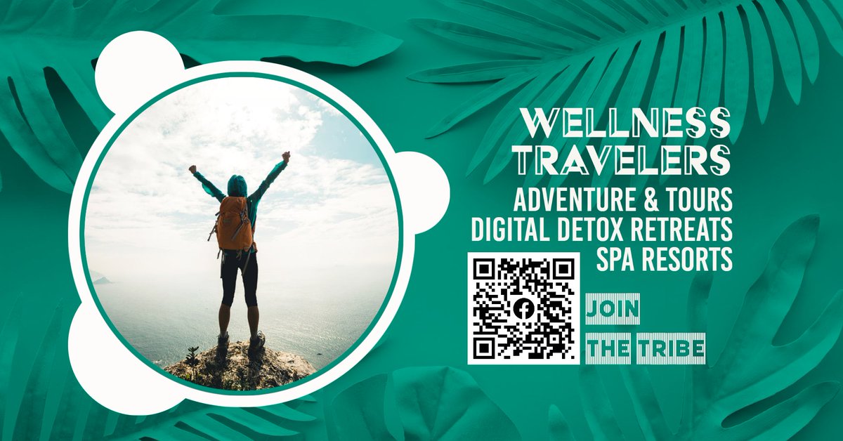 Join the Wellness Travelers FB group and connect with wellness-minded adventurers: facebook.com/groups/9037774…… #WellnessTravel #HealthyLifestyle #FitFam #ExerciseTogether #WellnessJourney #FitnessTravel #StayActive #GroupFitness #travel #FitnessMotivation