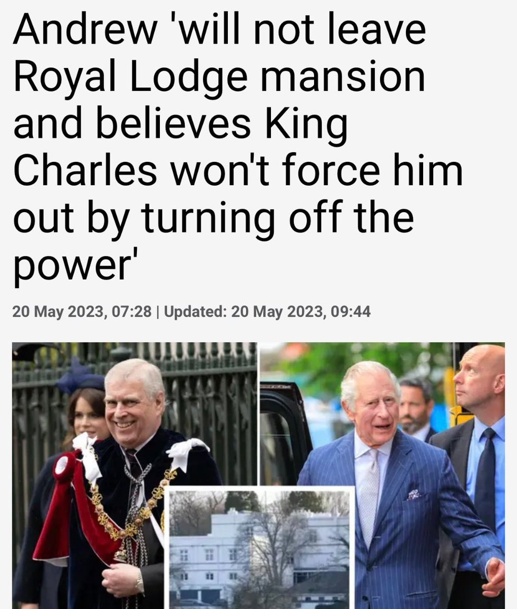 @David_Challen @claireXanda PRINCE ANDREW AIN'T GOING ANYWHERE....BECAUSE HE HAS TOO MUCH DIRT ON KING CHARLES III💯