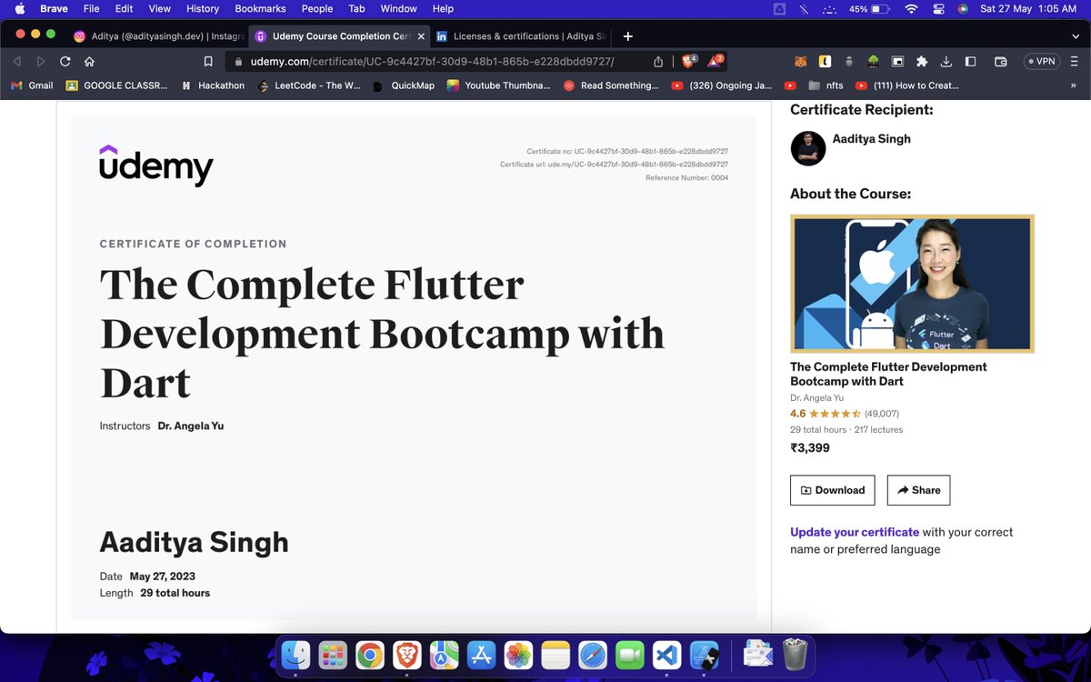 Done with Flutter Course now it's time for the experiment
#Flutter #flutterjobs #opensource