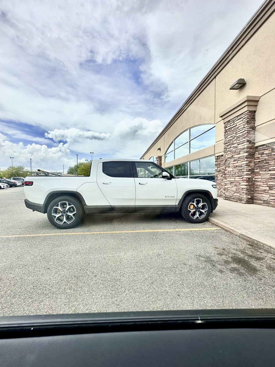 Just had the most interesting convo with a Rivian driver. 

He said he really wants a Tesla, and has had the Cybertruck pre-ordered since last year, but really needs to use a truck, so he got a Rivian while he waits. 

He asked if I’ve had any tire issues with my Y and I said no.