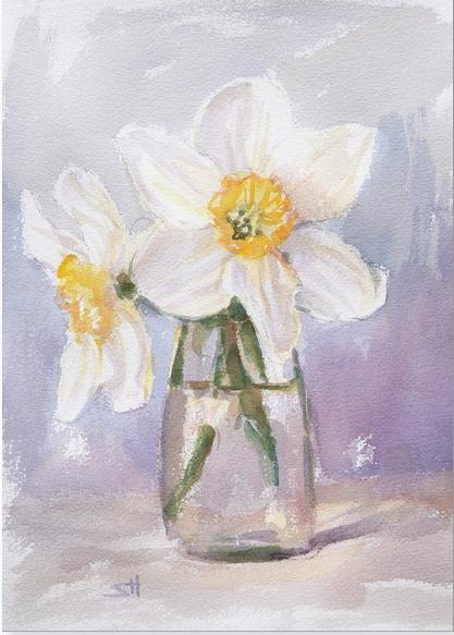 They weren't noisy, the two flowers, yet they announced spring with an unforgettable fanfare.

Two Daffodils greeting card -- 2-steve-henderson.pixels.com/featured/two-d…

#flowers #spring #greetingcard #flowers #joy #daffodils #country #simplicity #simpleliving #art #buyintoart #artwork