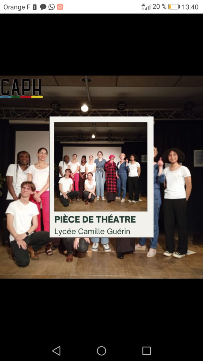CGuerinPoitiers's tweet photo. Dans le cadre de la programmation "Les Accesifs" proposée par @Grand_Poitiers , les élèves du lycée @CGuerinPoitiers ont présenté leur pièce "Une bouffée d'air" cette semaine à la Maison de la Gibauderie.
@poitiersfr @DSDEN86 @BndicteRobert @FBarthelemy54 https://t.co/p6BKfZCeCo