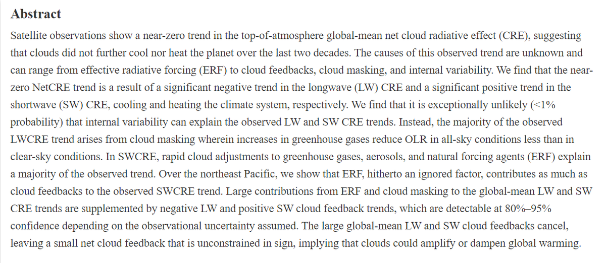 AMS Publications (@amspublications) on Twitter photo Raghuraman, Shiv Priyam (<a href="/rshivpriyam/">Shiv Priyam Raghuraman</a>), David Paynter, Raymond Menzel, & V. Ramaswamy. "Forcing, Cloud Feedbacks, Cloud Masking, & Internal Variability in the Cloud Radiative Effect Satellite Record", #JCLimate 36 12 (2023): 4151-4167 doi.org/10.1175/JCLI-D… Raghuraman, Shiv Priyam (<a href="/rshivpriyam/">Shiv Priyam Raghuraman</a>), David Paynter, Raymond Menzel, & V. Ramaswamy. "Forcing, Cloud Feedbacks, Cloud Masking, & Internal Variability in the Cloud Radiative Effect Satellite Record", #JCLimate 36 12 (2023): 4151-4167 doi.org/10.1175/JCLI-D…